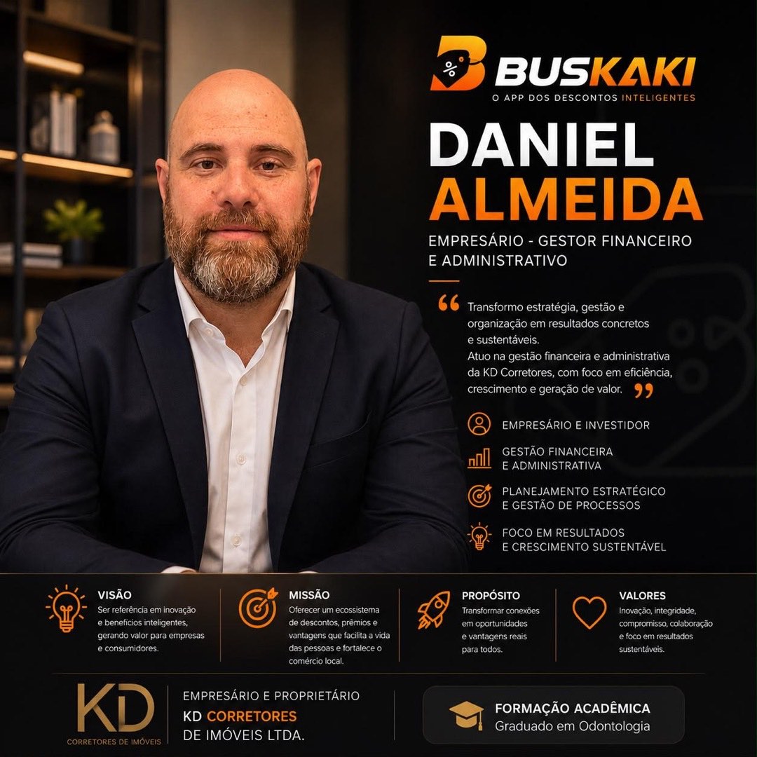 Daniel Almeida — Diretor Financeiro e Administrativo