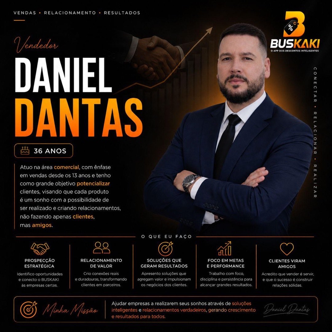 Daniel Dantas — Executivo Comercial